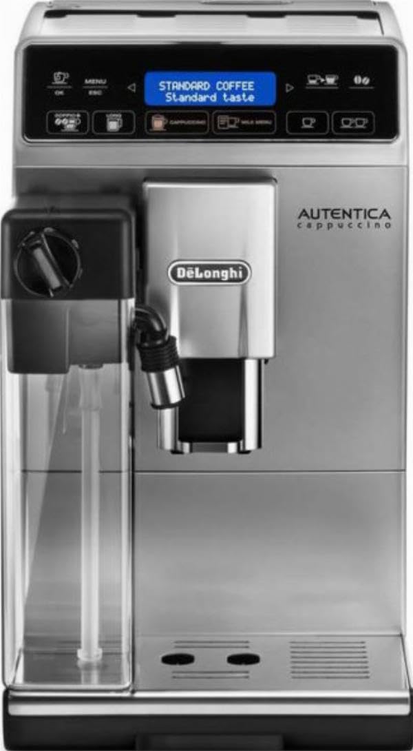 Autentica Machine expresso avec broyeur, technologie exclusive boissons lactées, 1.4L, Argent et Noir