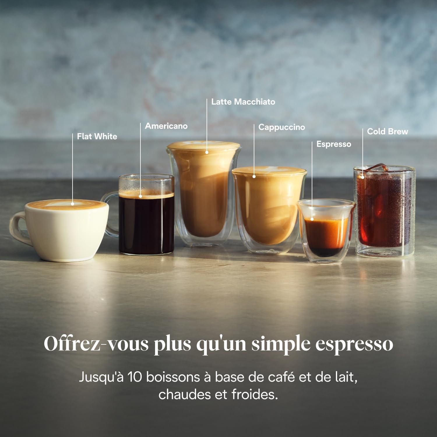 La Specialista Touch Machine à expresso avec moulin à café, fonction Cold Brew, métal